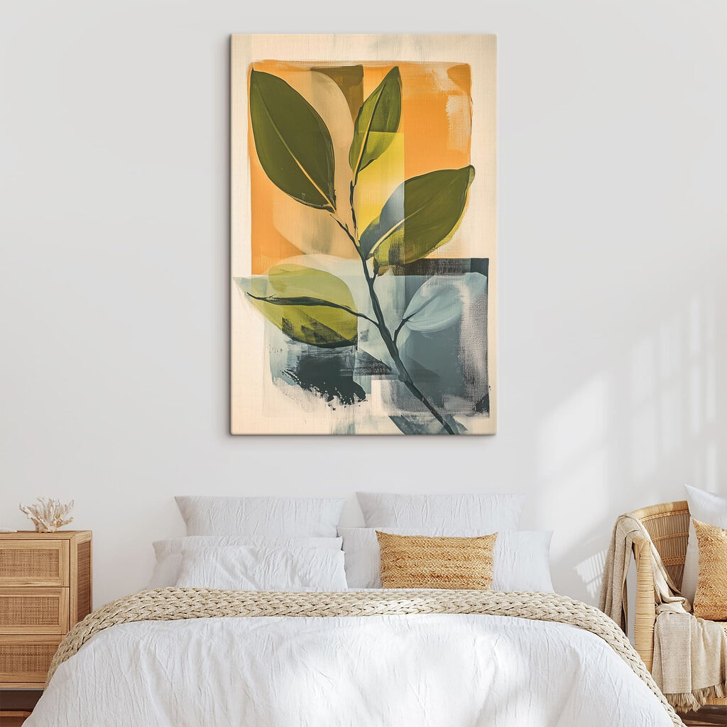 Folhas de oliveira abstratas — interior 1