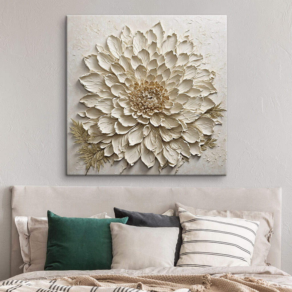 Flor creme recortada — interior 4