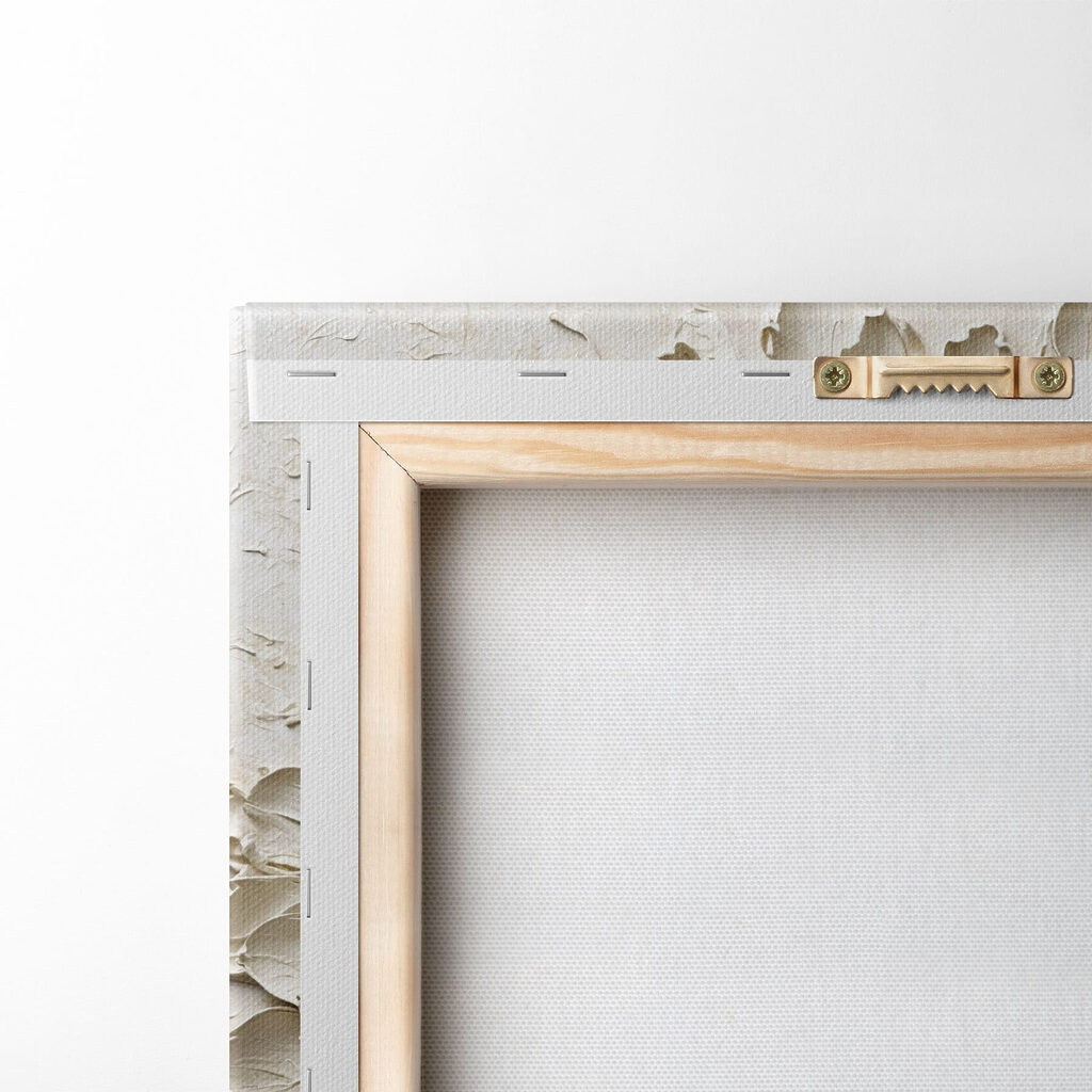Flor creme recortada — verso