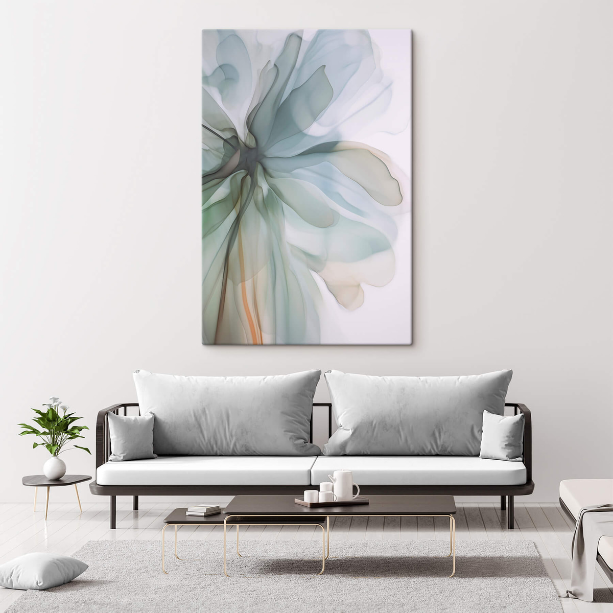 Flor abstrata delicada — interior 1