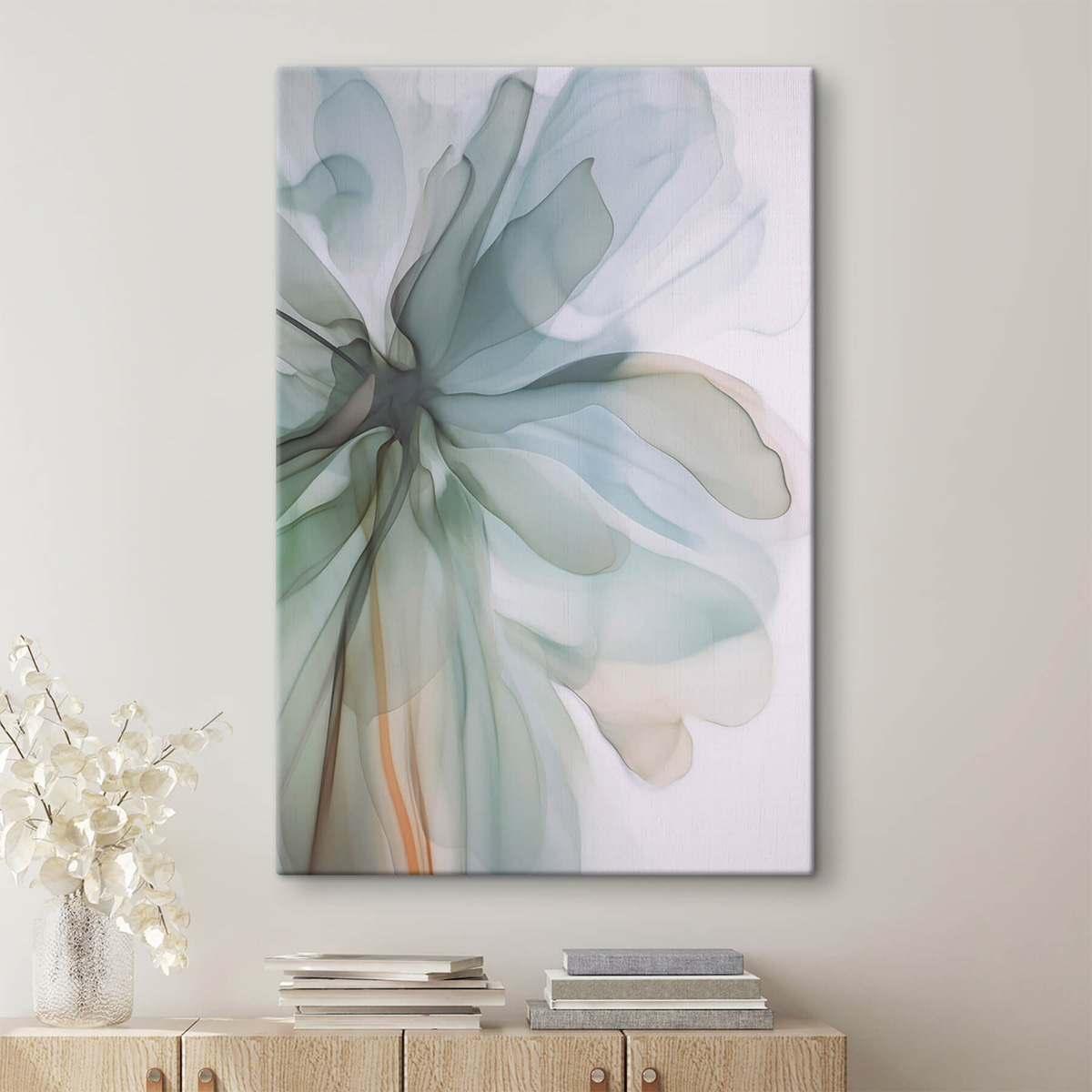 Flor abstrata delicada — interior 3