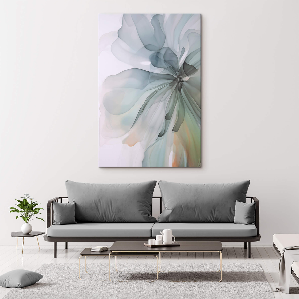 Flor abstrata delicada — interior 3