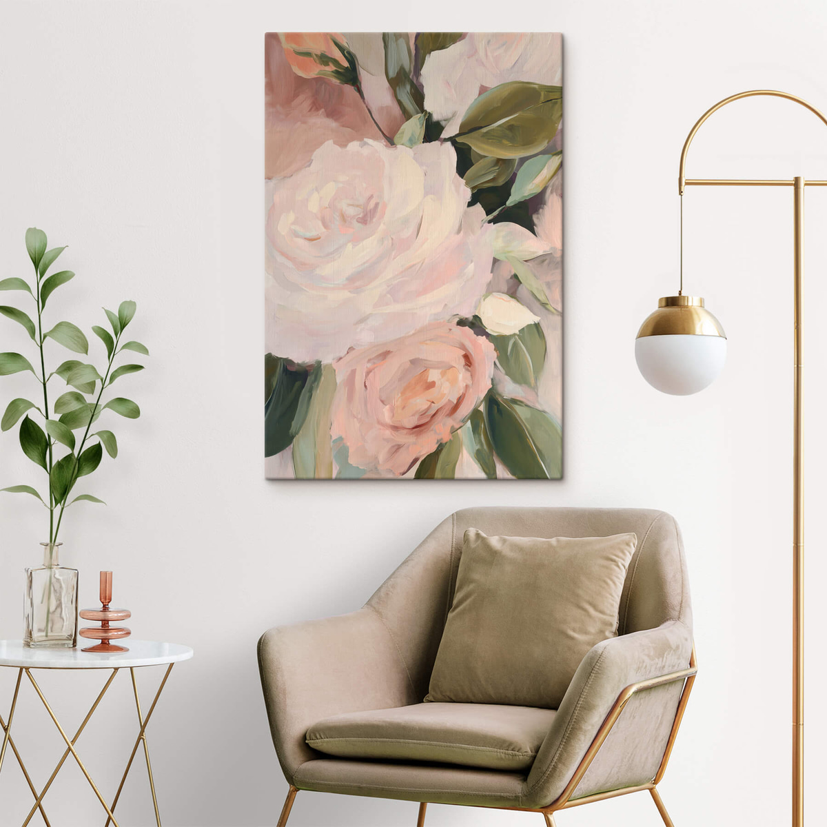 Ramo abstrato de flores — interior 1