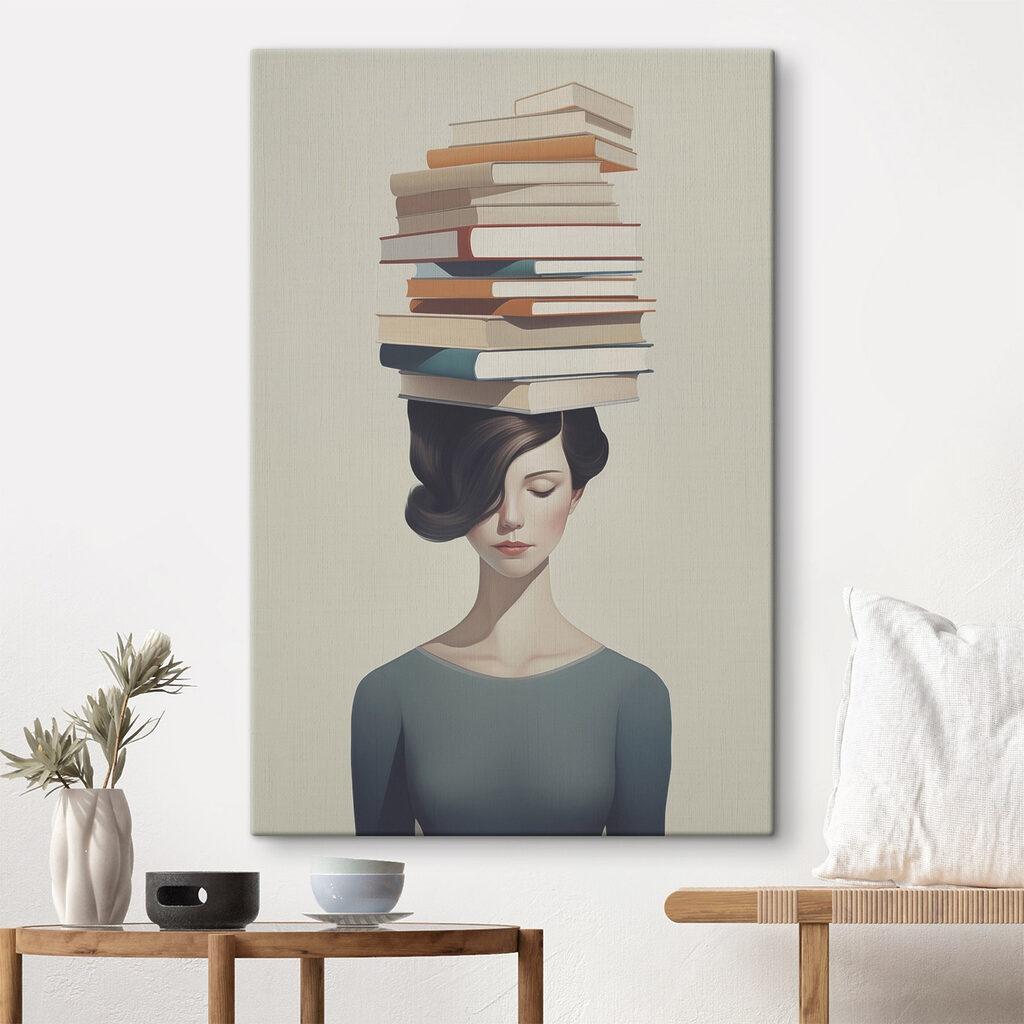 Livros sobre cabelo escuro — interior 2