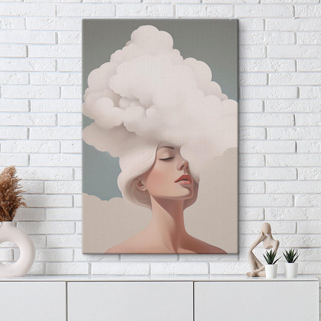 Penteado de nuvem — interior 2