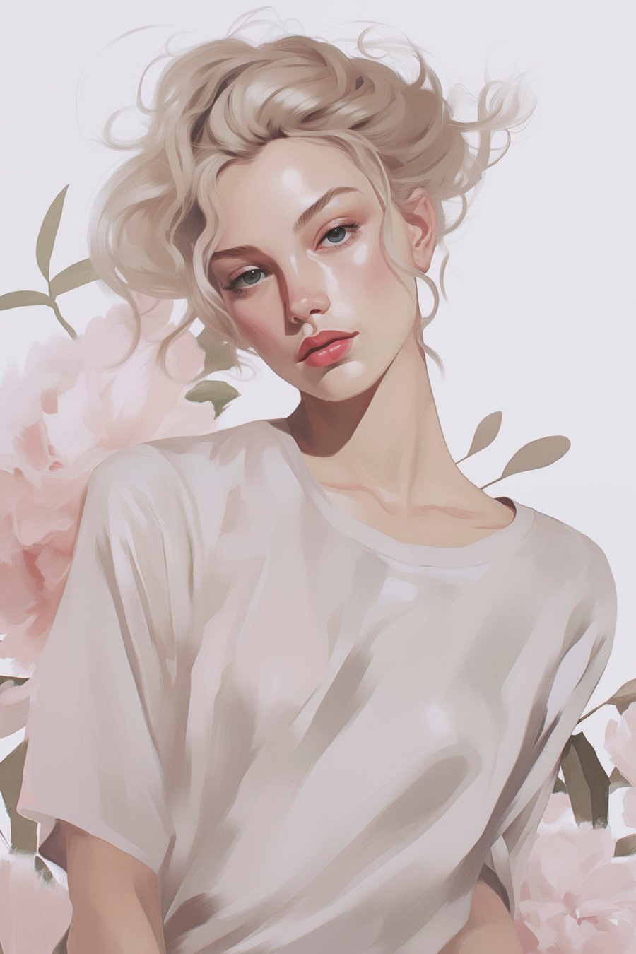 Retrato de menina — design completo