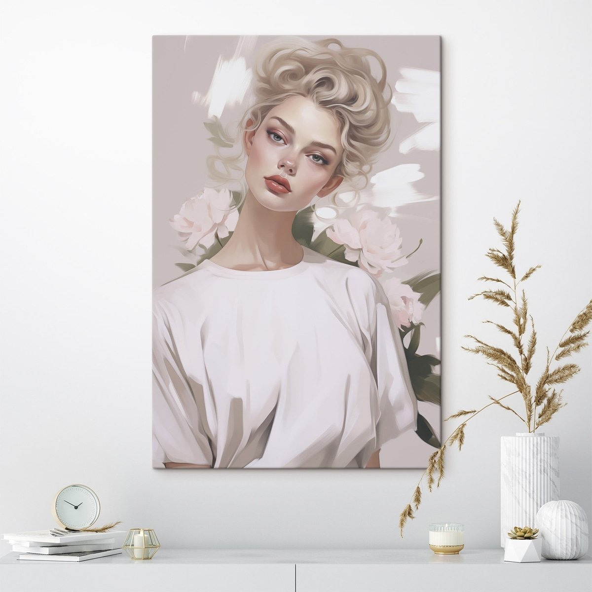 Menina de t-shirt — interior 1