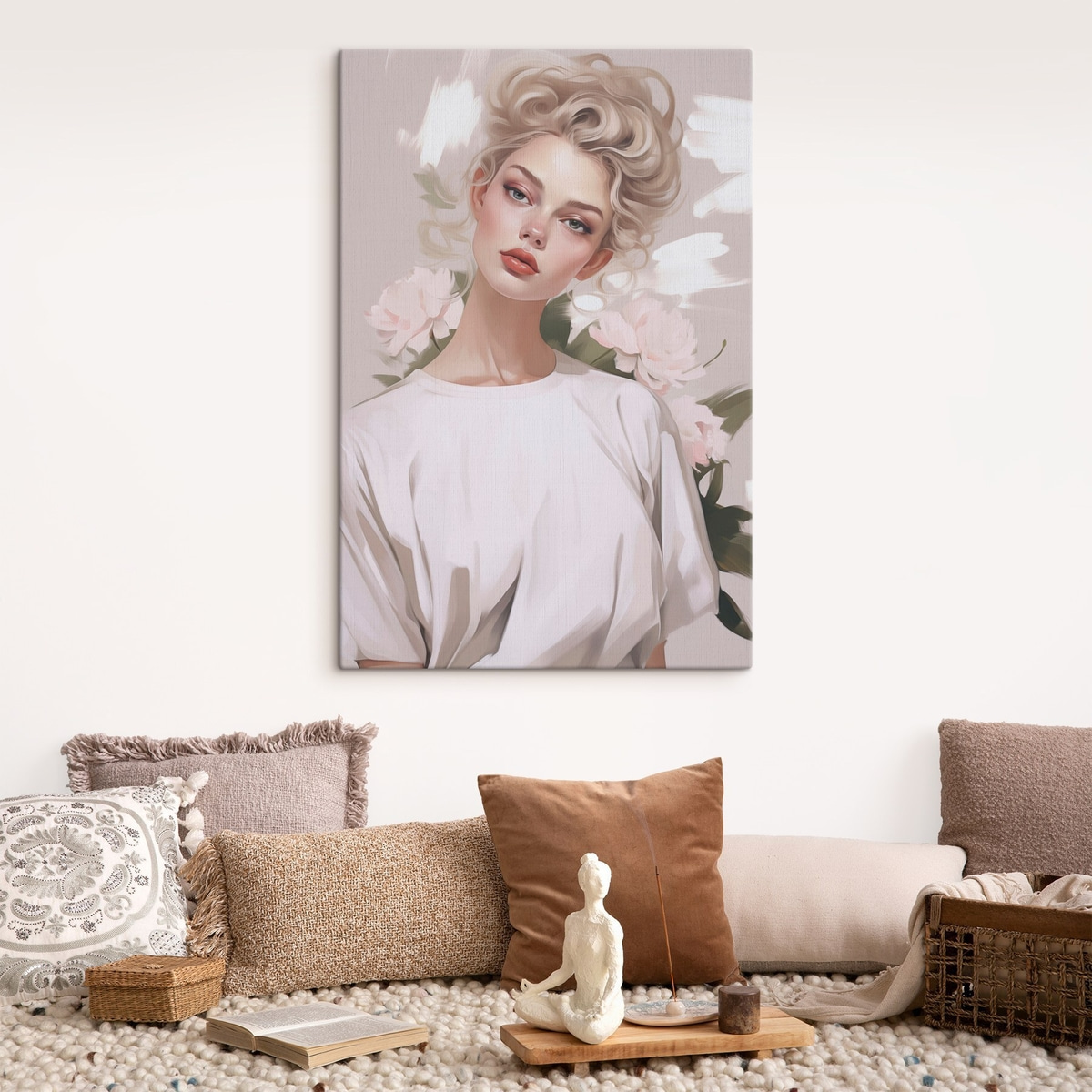 Menina de t-shirt — interior 2