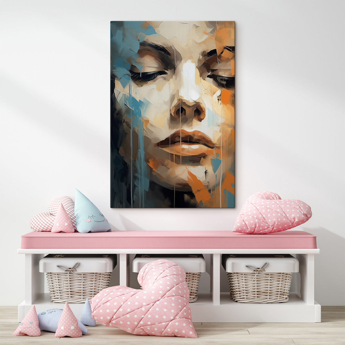 Rosto em formas — interior 1