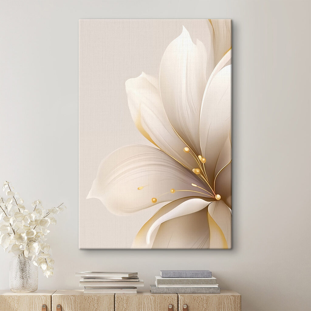 Flor creme luminosa — interior 1