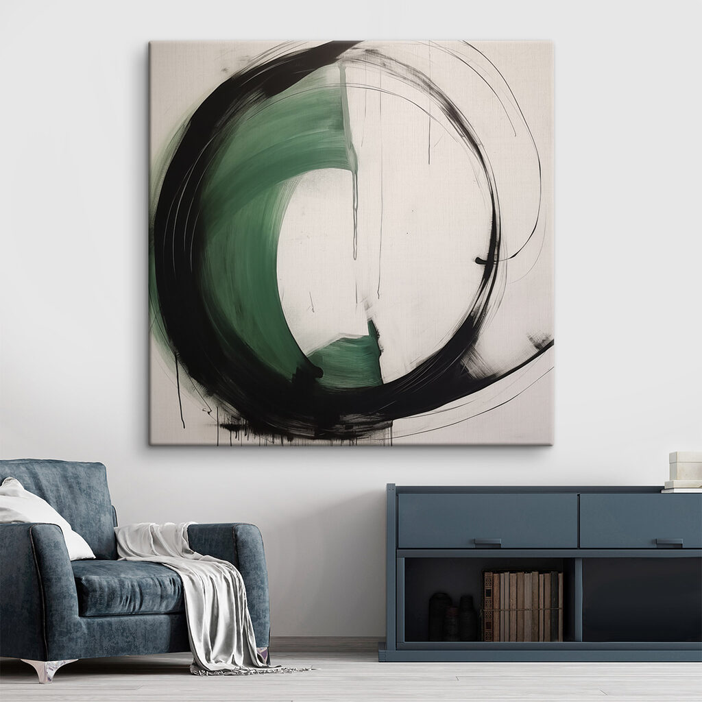 Arco verde em círculo — interior 2