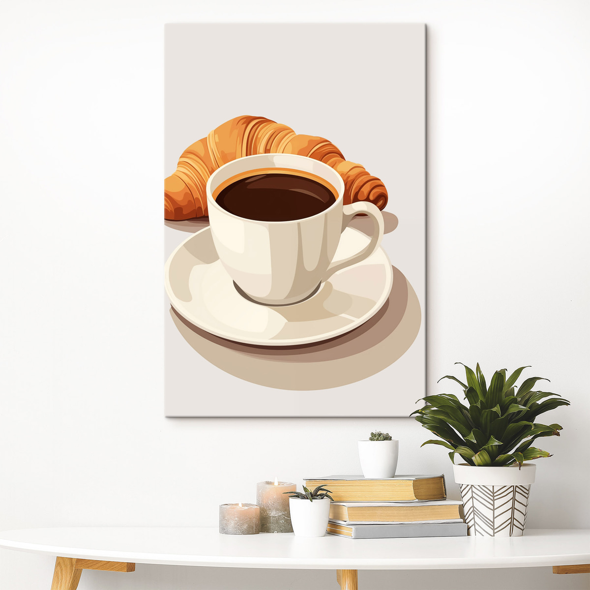 Café com croissant — interior 2
