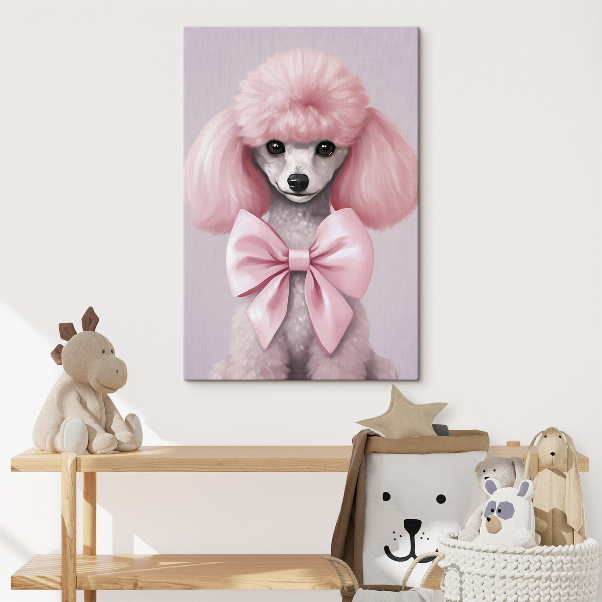 Caniche com laço — interior 2