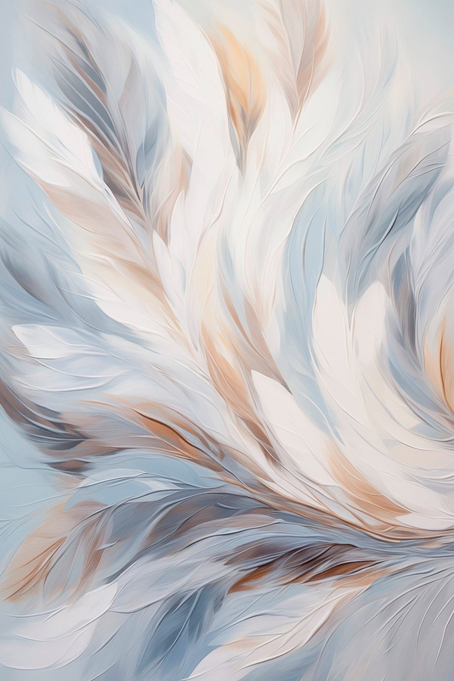 Penas abstratas — design completo