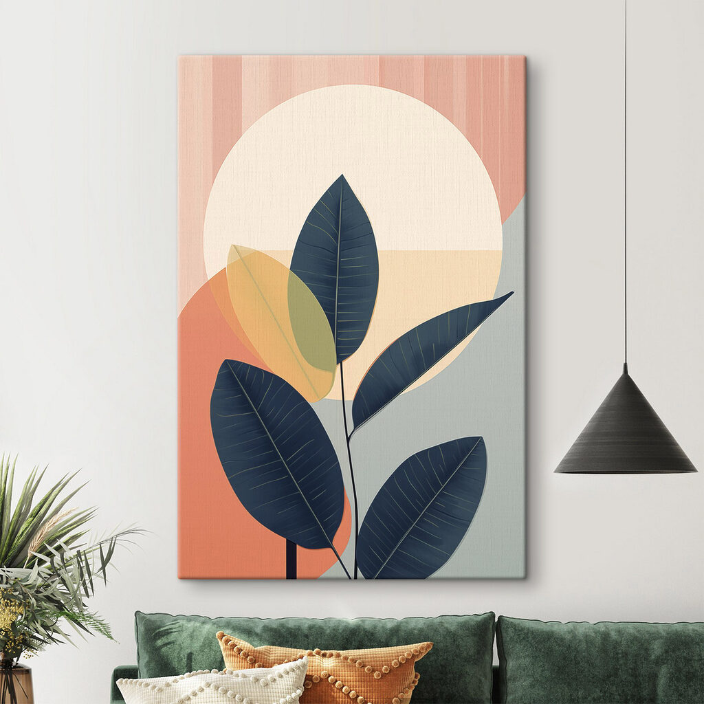 Folha ao entardecer — interior 1