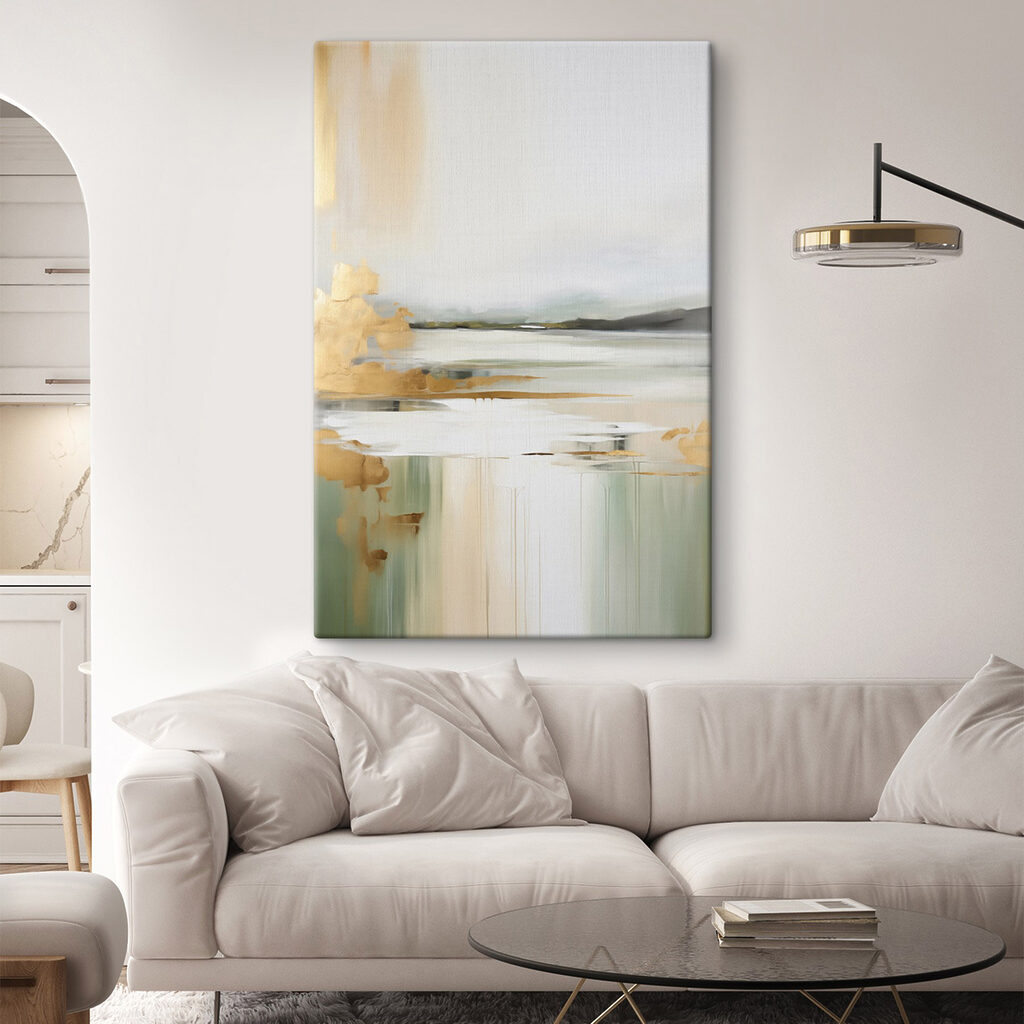 Margem dourada e reflexo — interior 2
