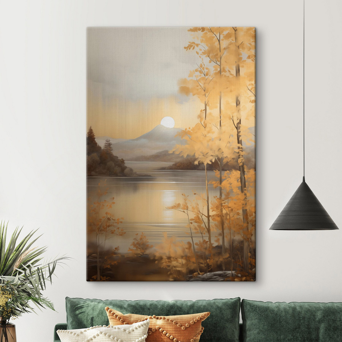 Lago sereno de outono — interior 2