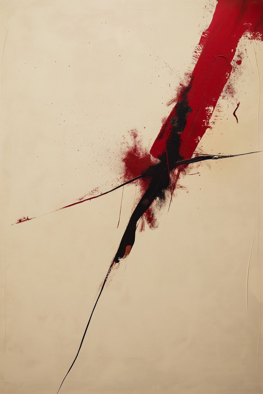 Acento vermelho — design completo