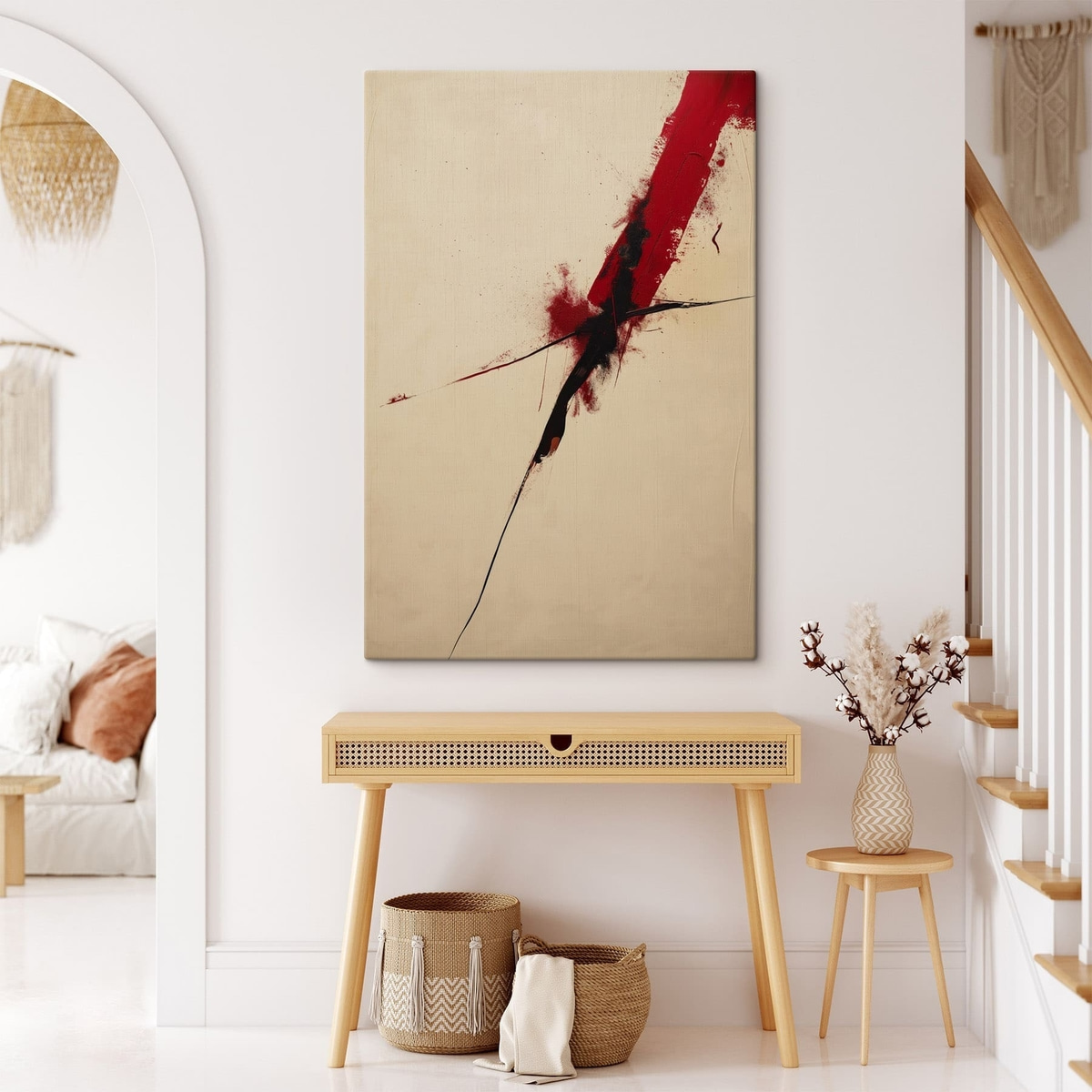 Acento vermelho — interior 2