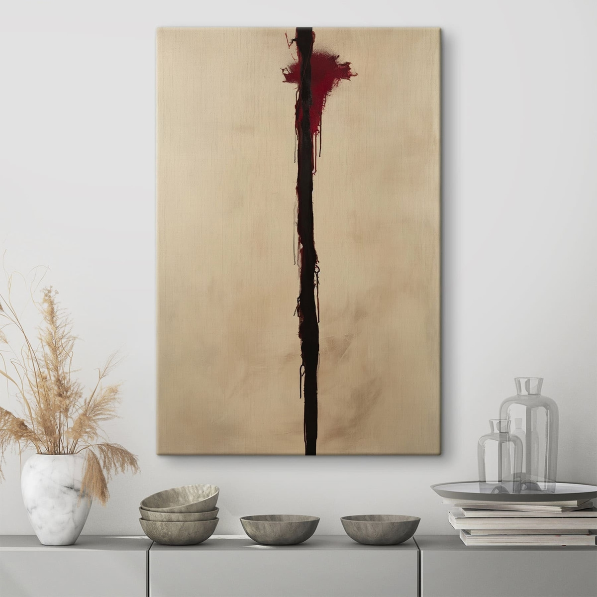 Acento vermelho — interior 1