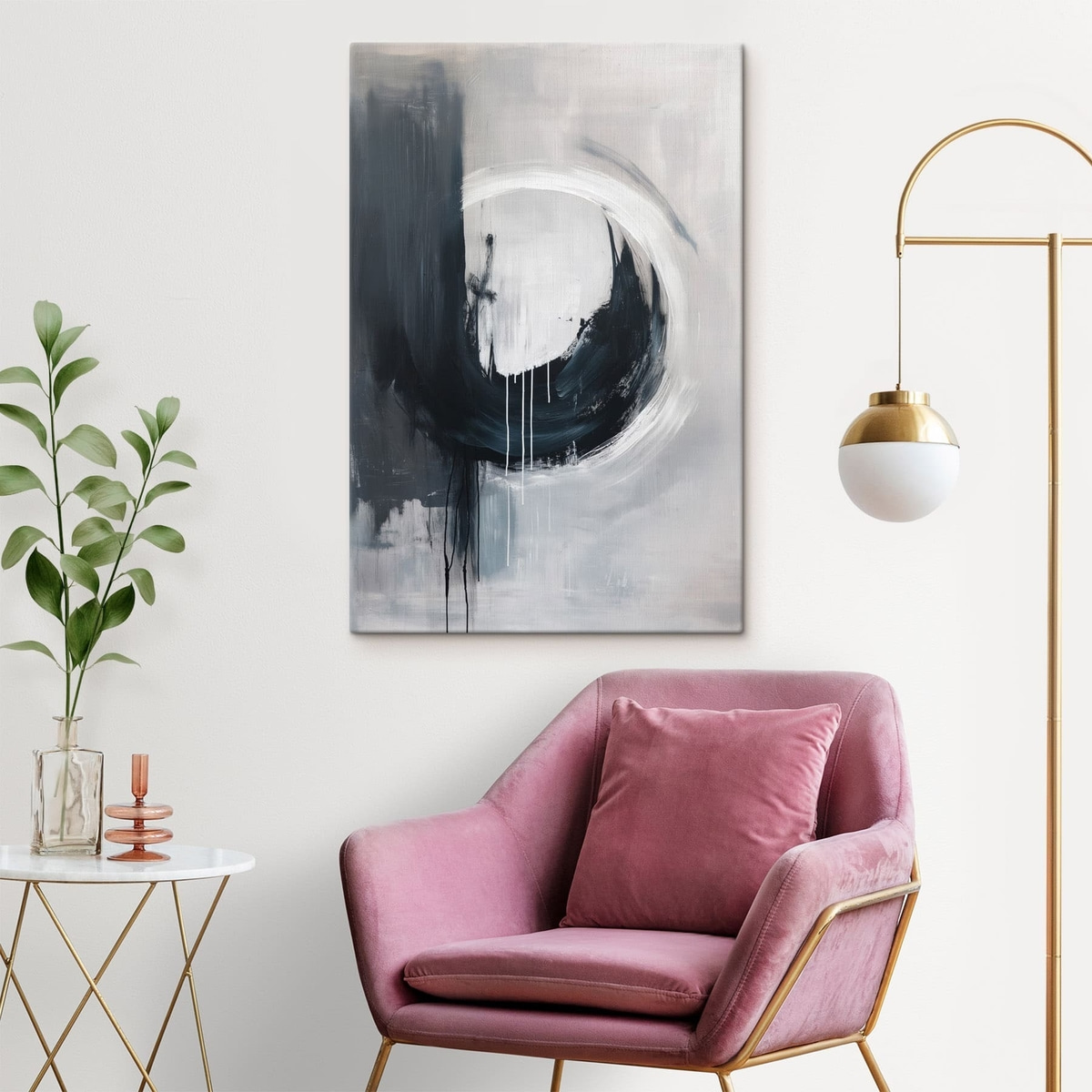 Círculo abstrato — interior 1
