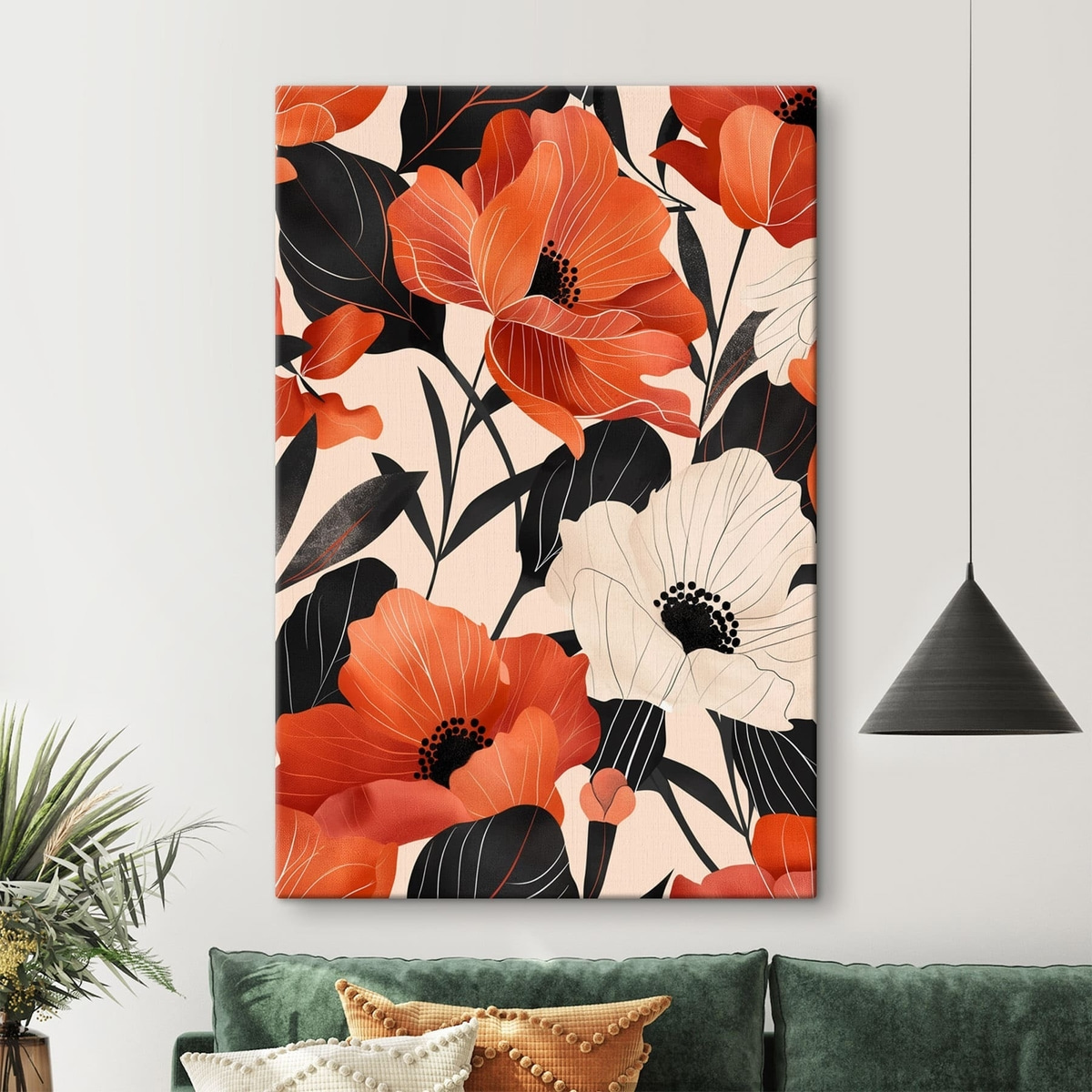 Flores grandes e coloridas — interior 2