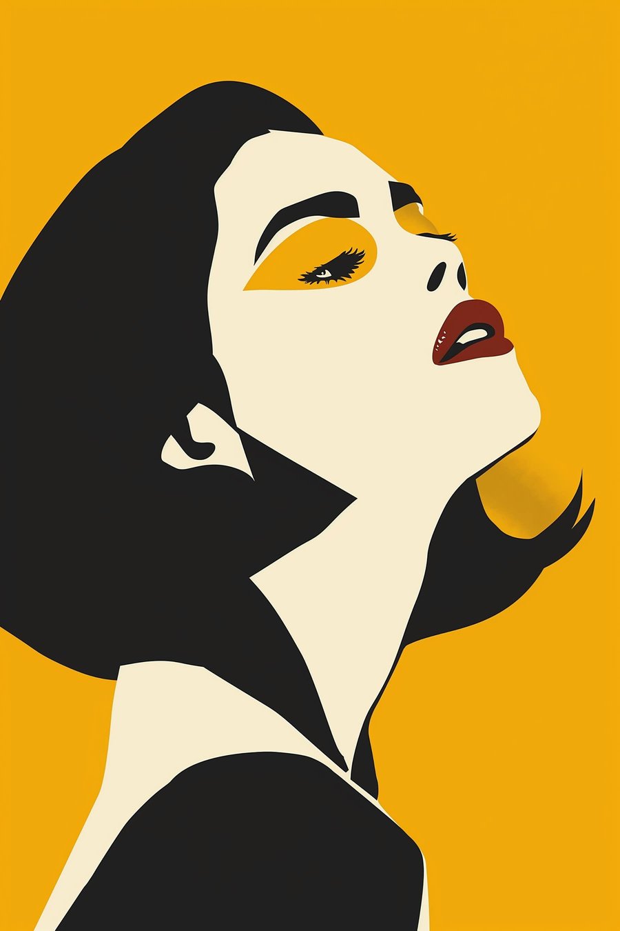 Menina pop art — design completo