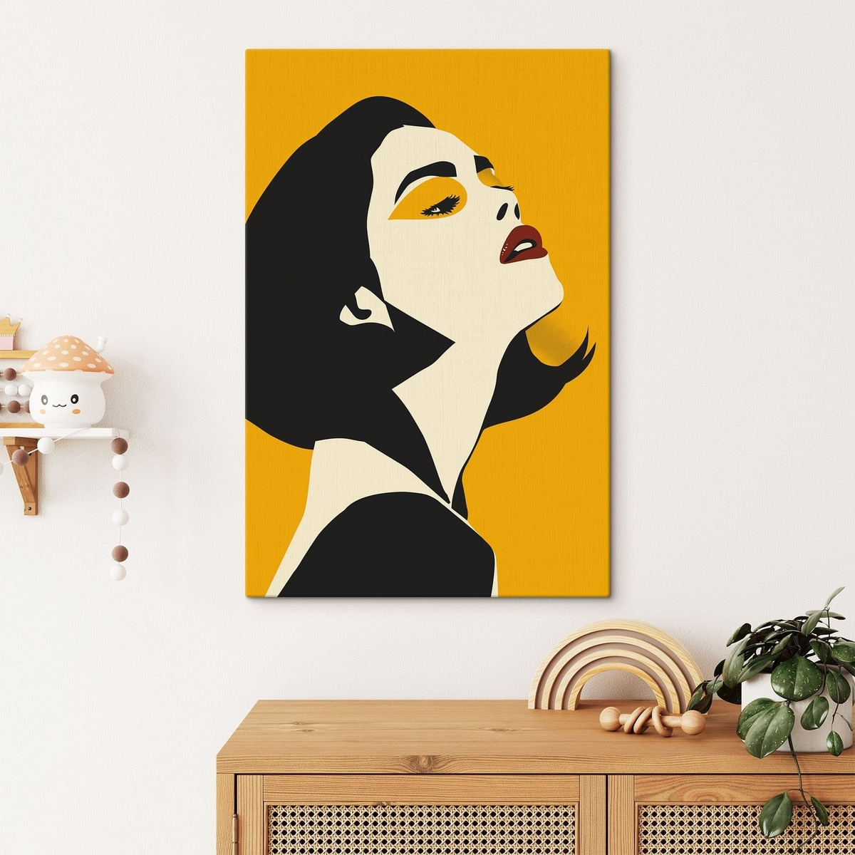 Menina pop art — interior 1