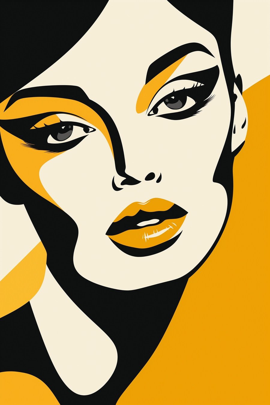 Mulher pop art — design completo