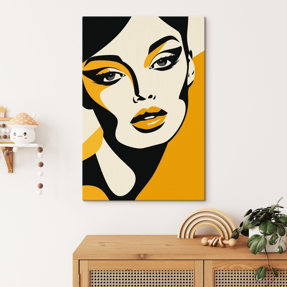 Mulher pop art — interior 2