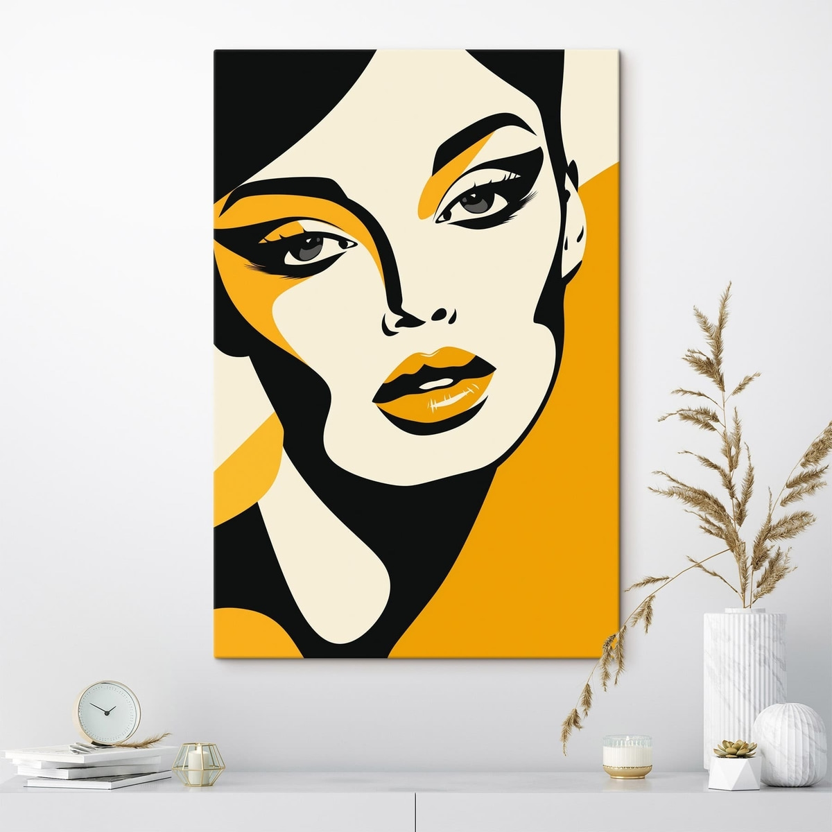 Mulher pop art — interior 1