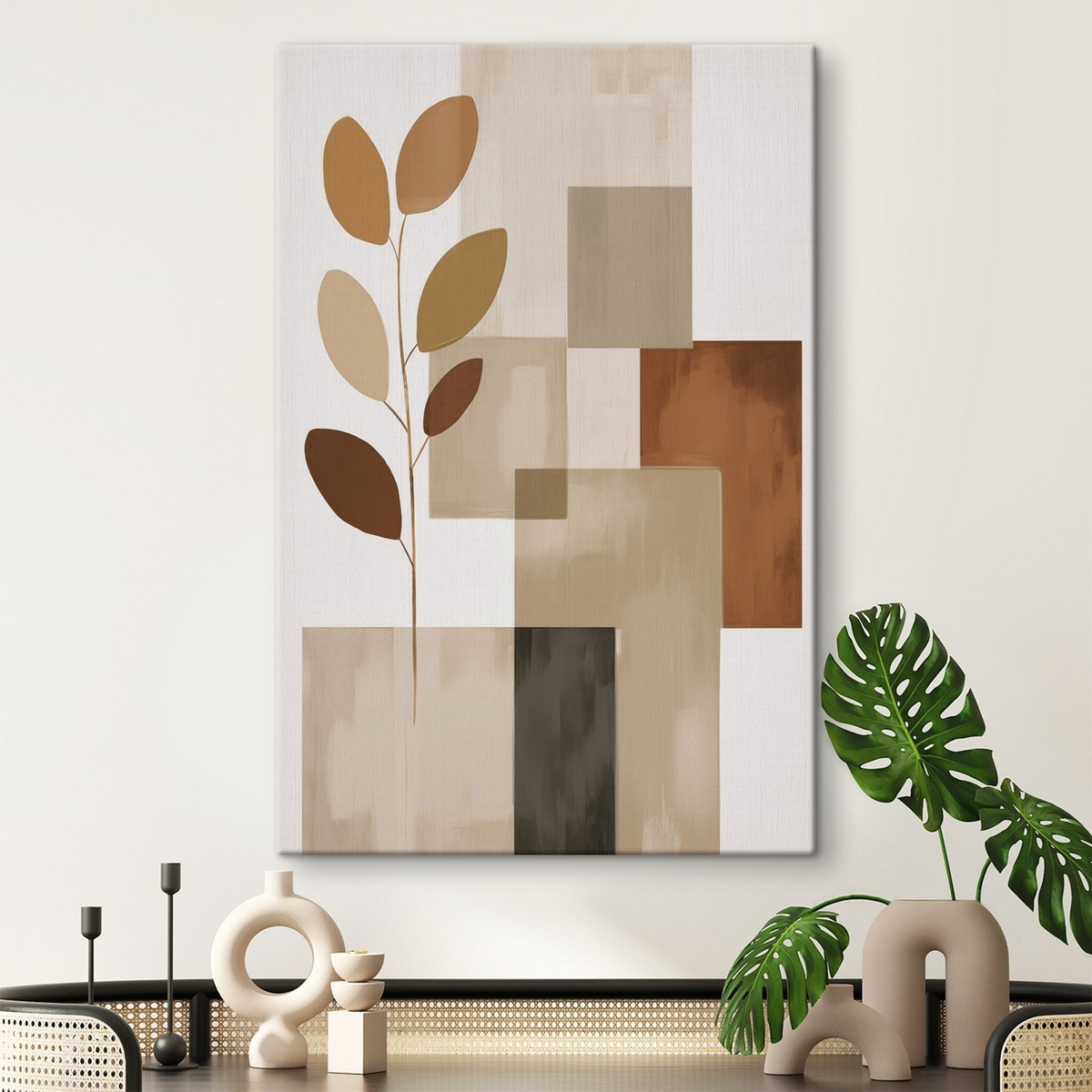 Abstração em pintura — interior 2