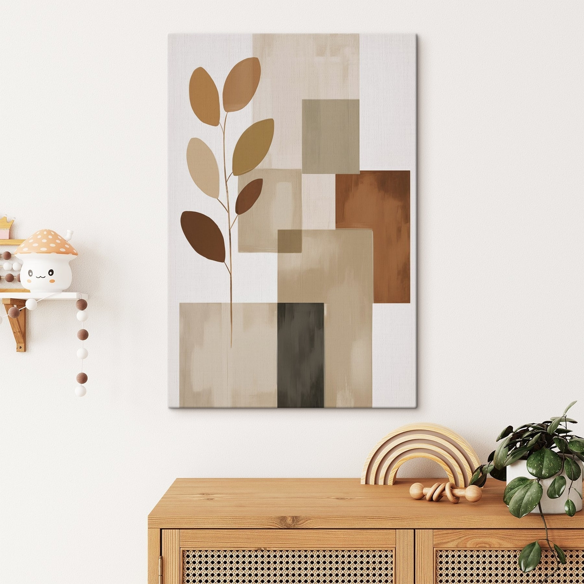 Abstração em pintura — interior 1