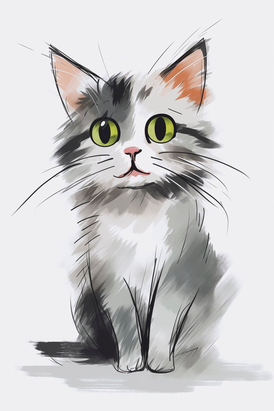 Gatinho querido — design completo