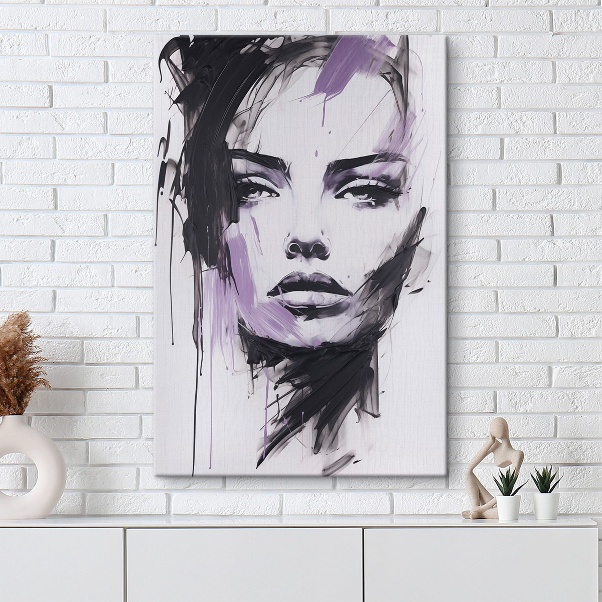 Retrato abstrato de mulher — interior 2