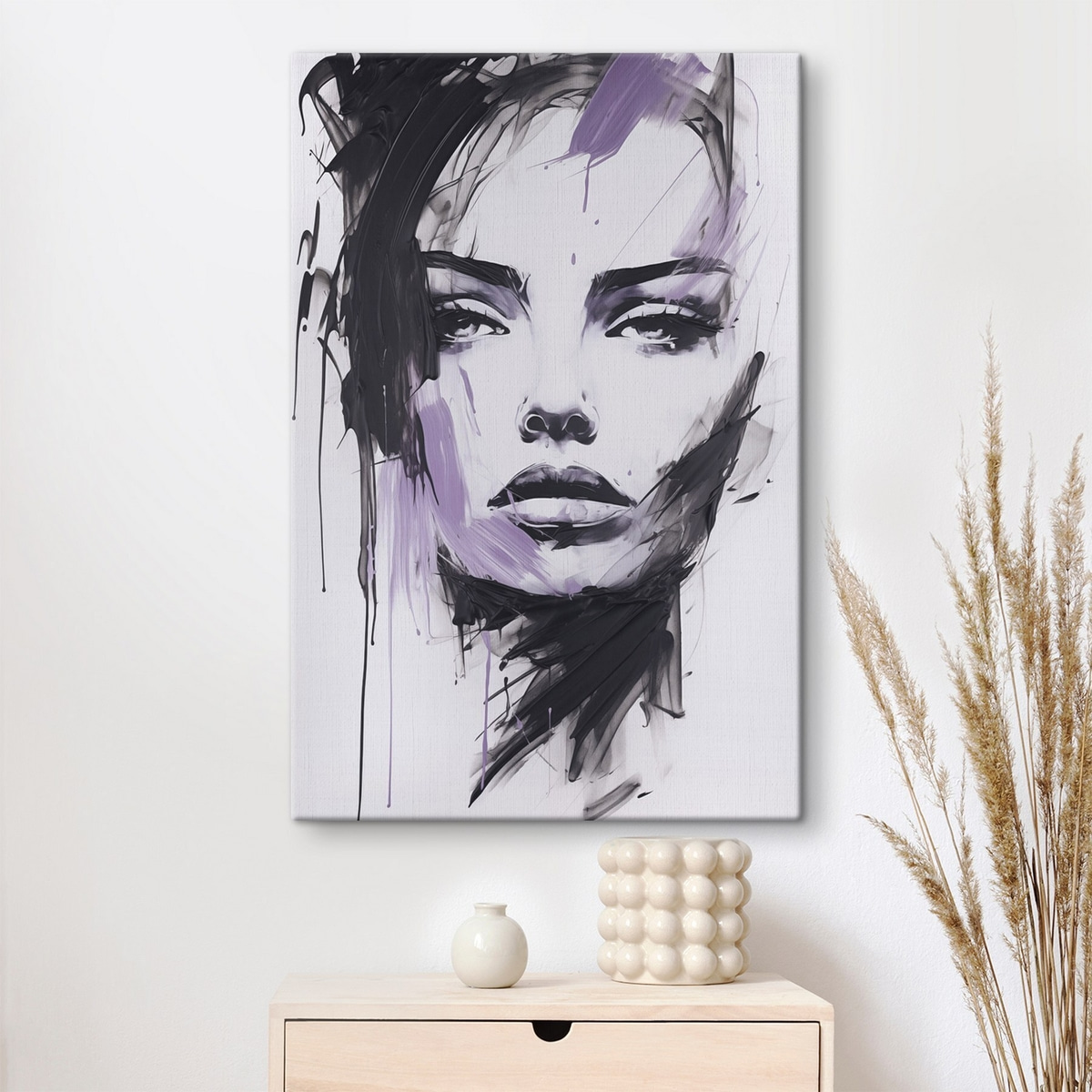 Retrato abstrato de mulher — interior 1