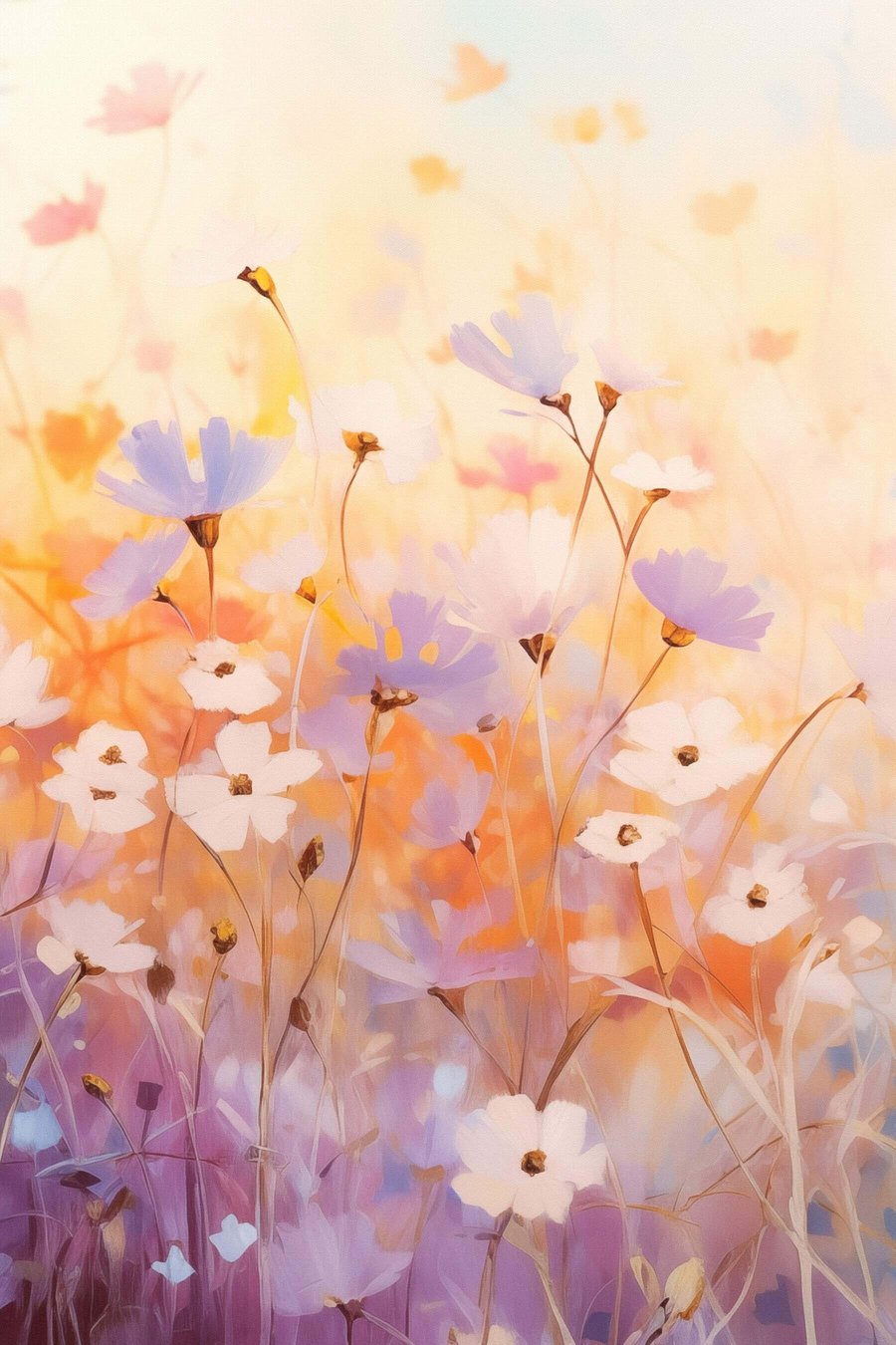 Pequenas flores silvestres — design completo