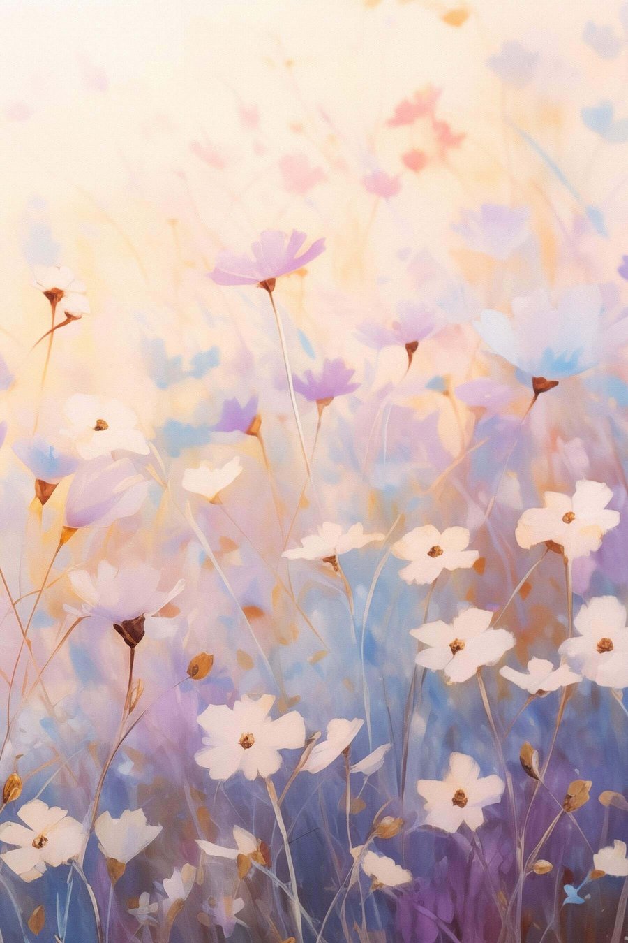 Pequenas flores silvestres — design completo