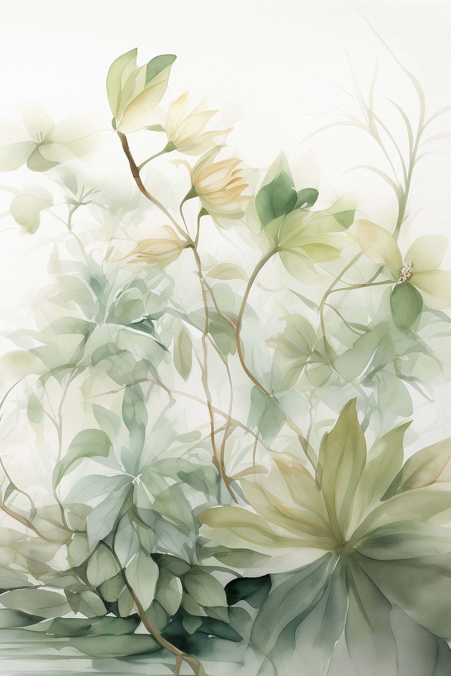 Plantas claras — design completo