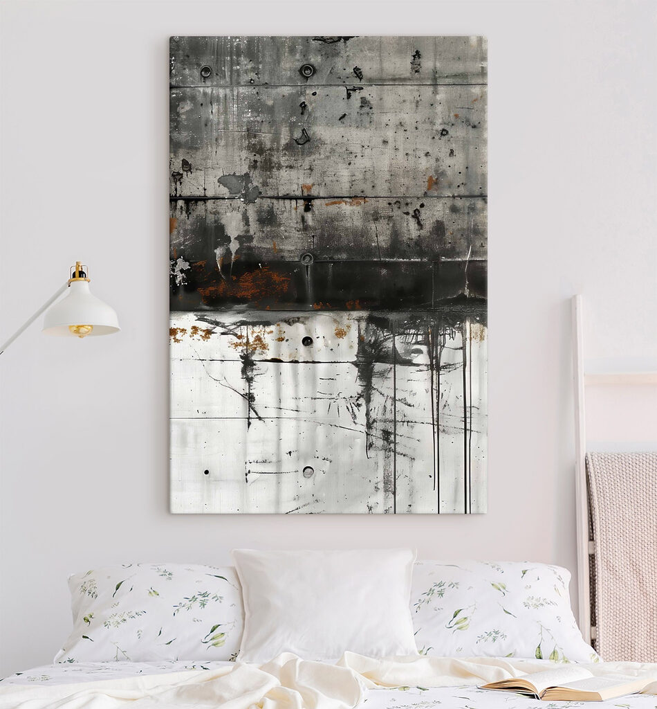 Faixa escura sobre riscos — interior 1