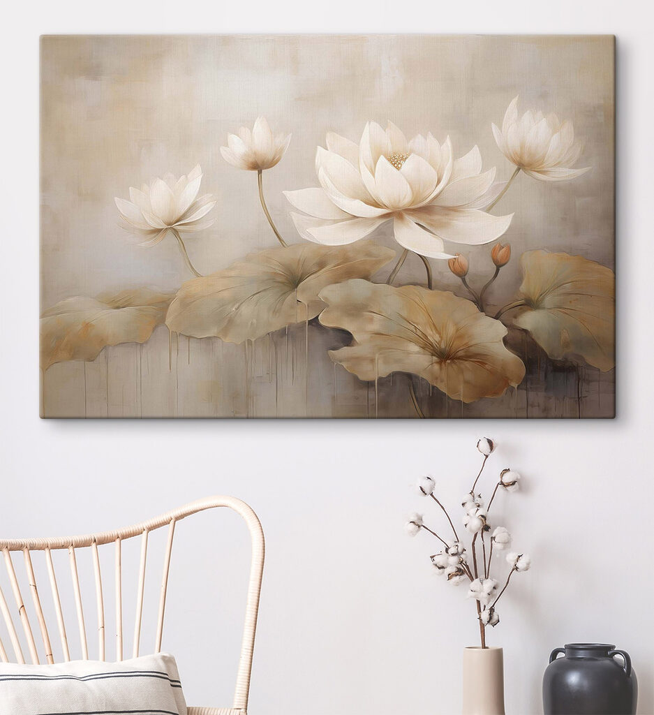 Lótus com folhas largas — interior 1