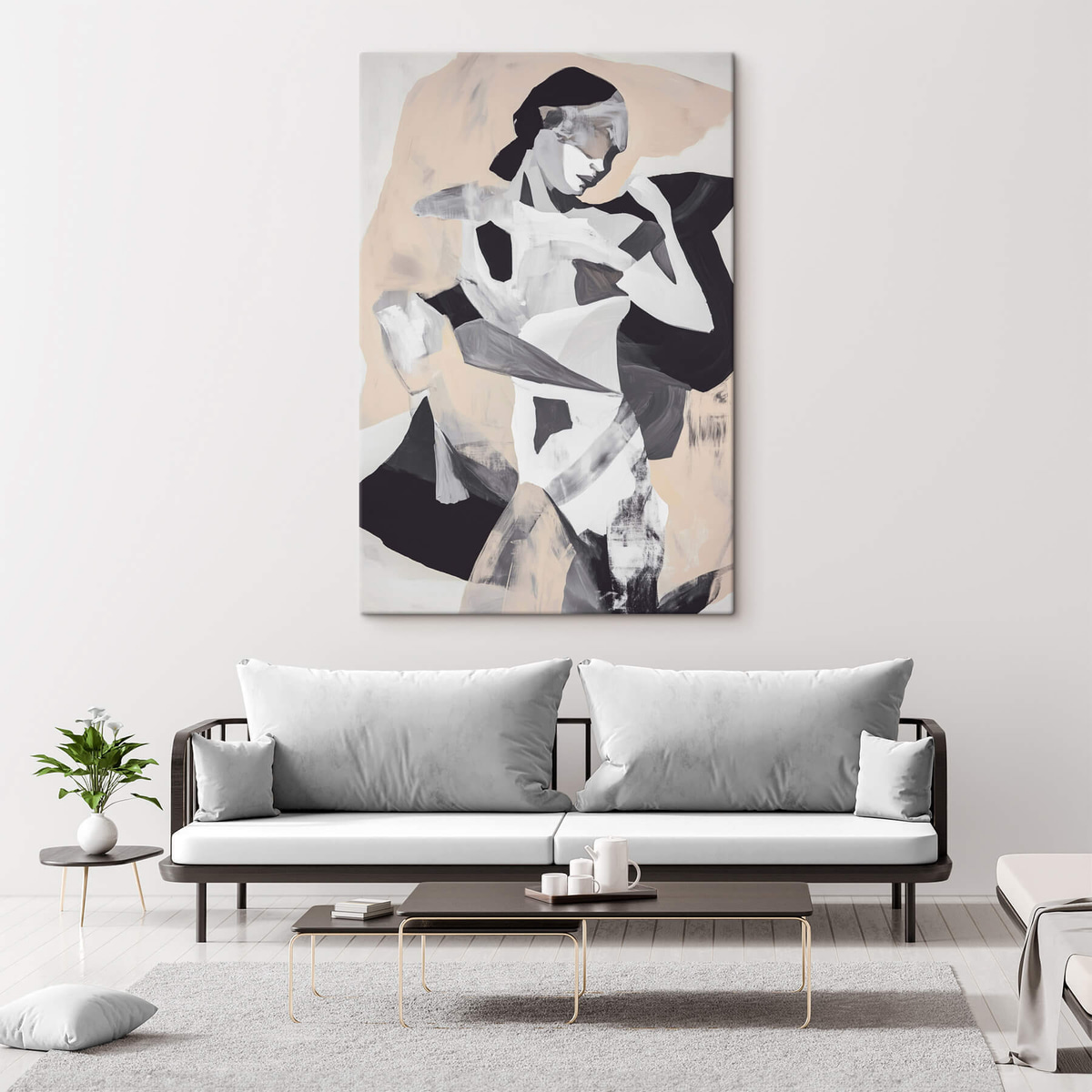 Silhueta abstrata — interior 1