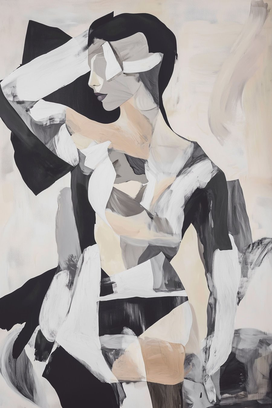 Silhueta abstrata — design completo
