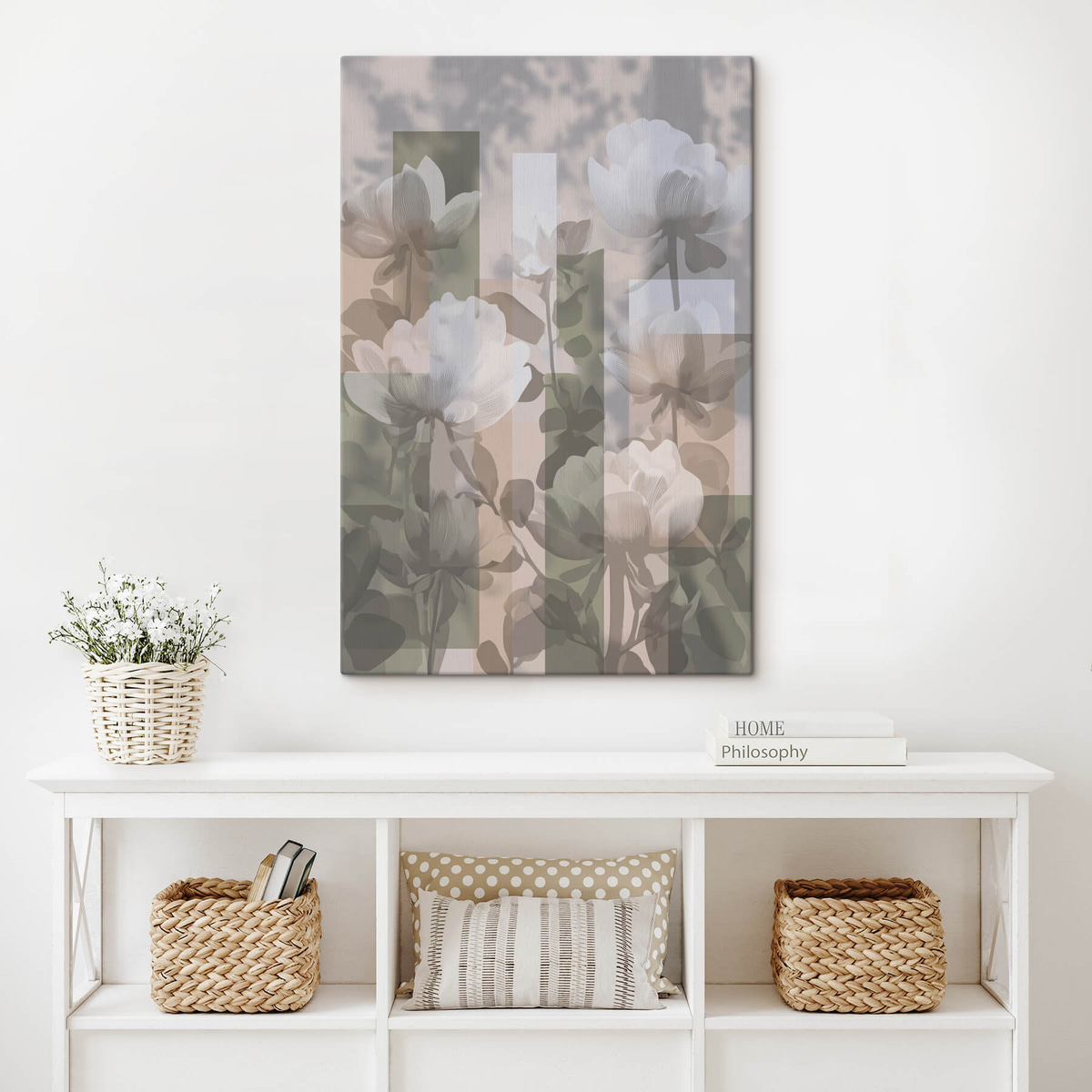 Abstração com flores — interior 2