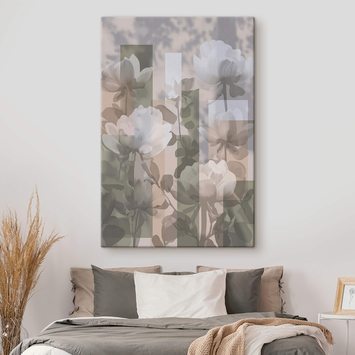 Abstração com flores — interior 1