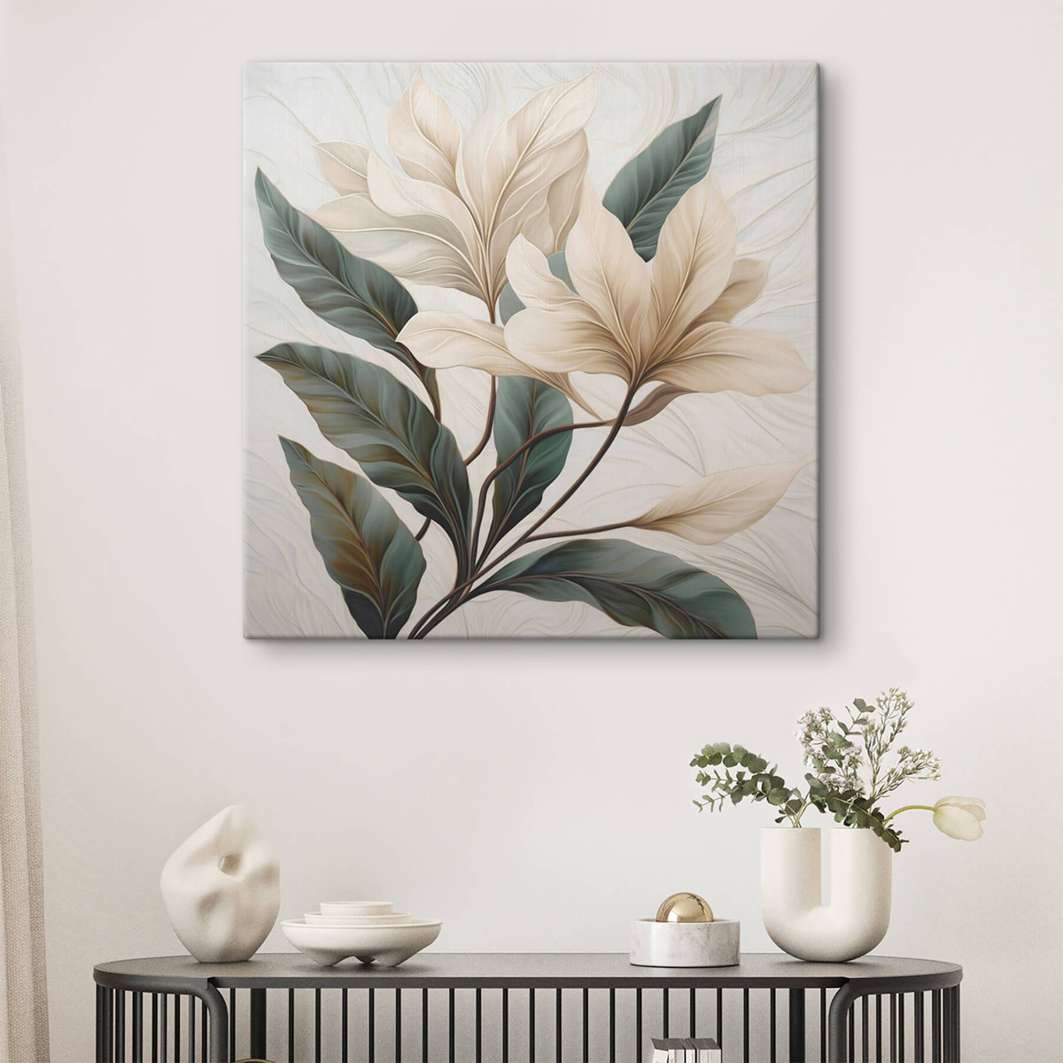 Folhagem e flores — interior 2