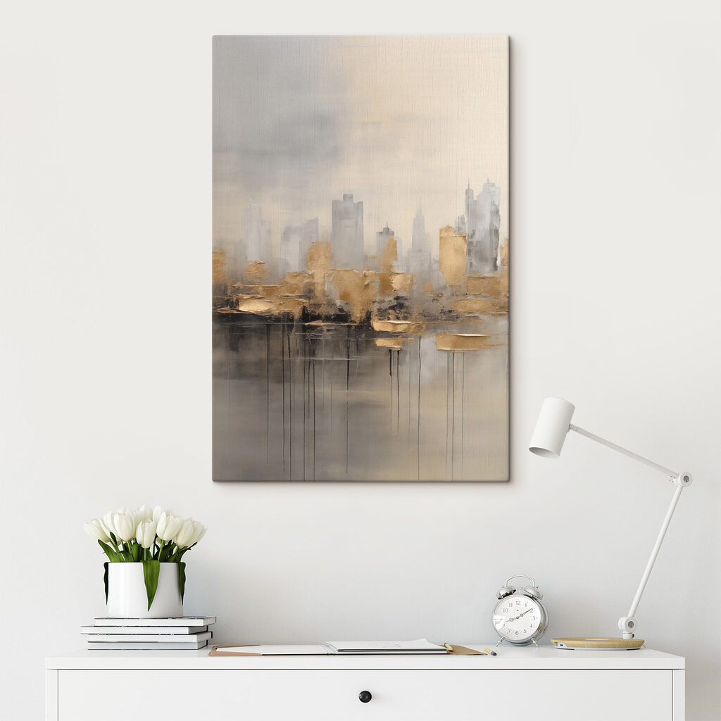 Cidade dourada e reflexos — interior 2