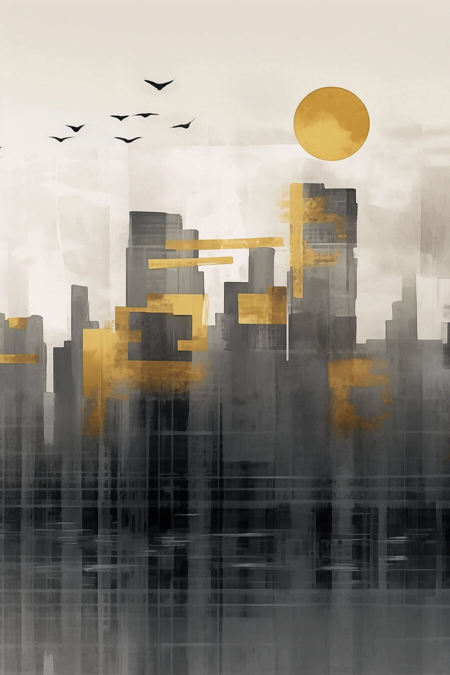 Aves sobre torres — design completo