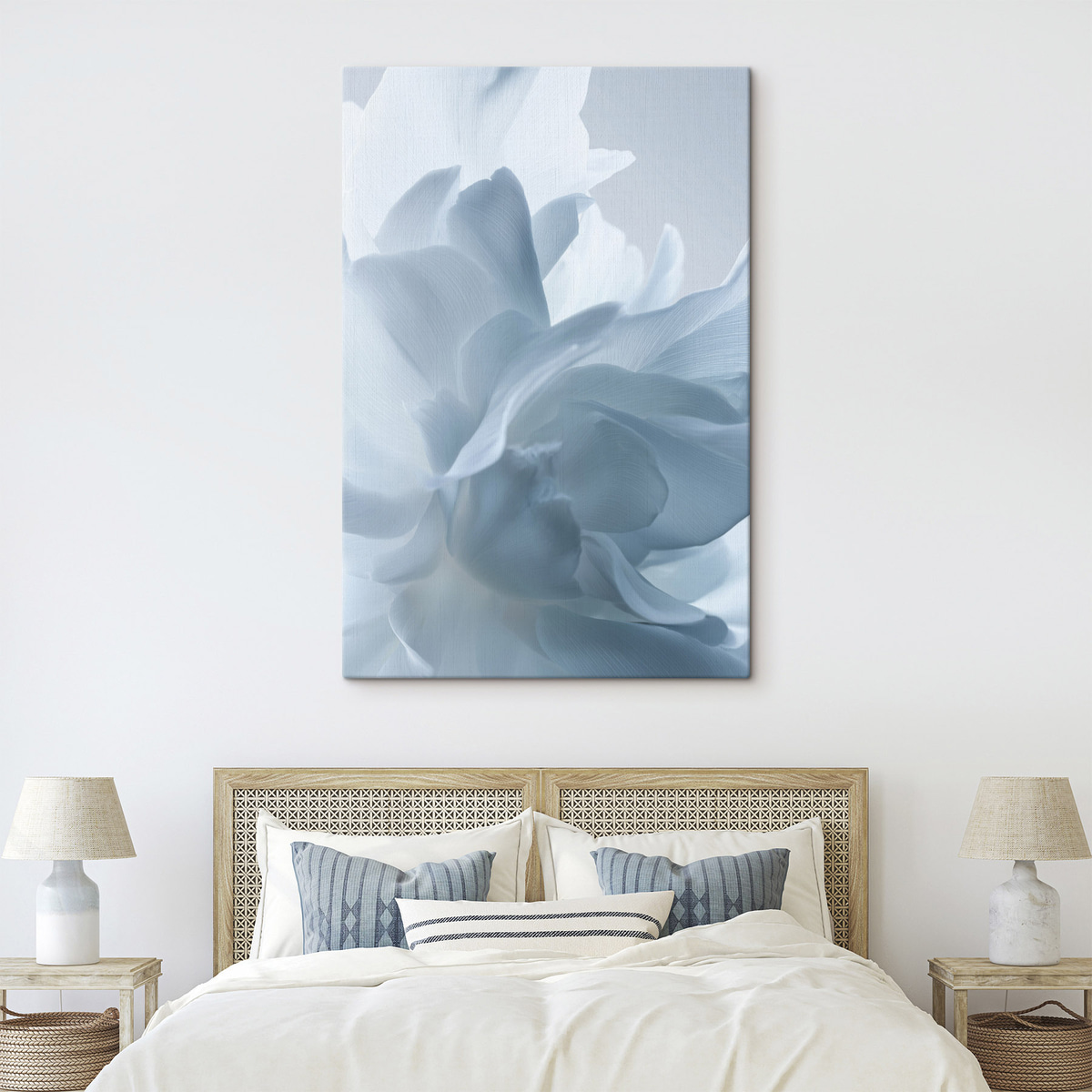 Pétalas delicadas em azul — interior 2