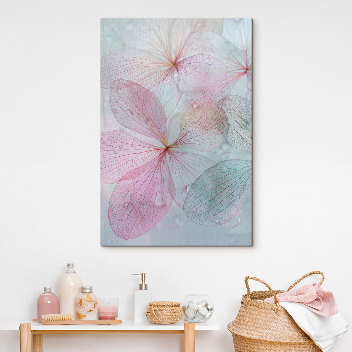 Flores debaixo de água — interior 1